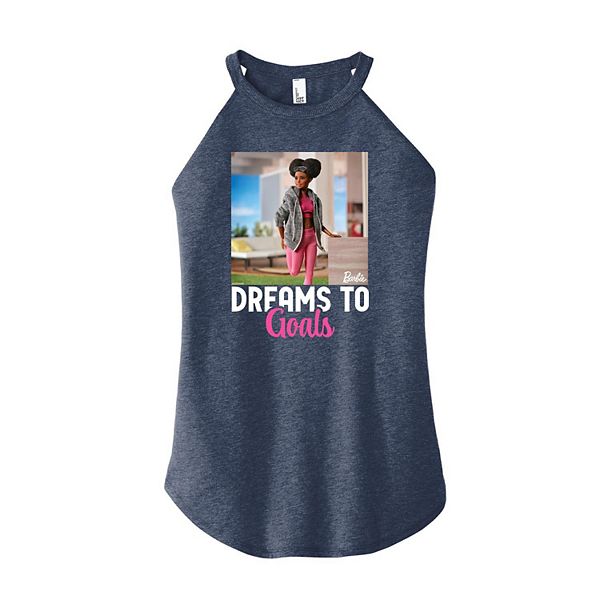 Juniors' Barbie® Dreams To Goals High Neck Tank Barbie