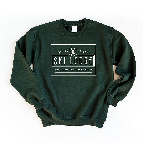 Alpine Valley Ski Lodge Sweatshirt Simply Sage Market