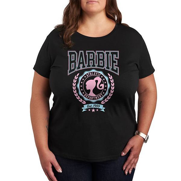 Plus Barbie® Varsity Athletic Deptartment Graphic Tee Barbie