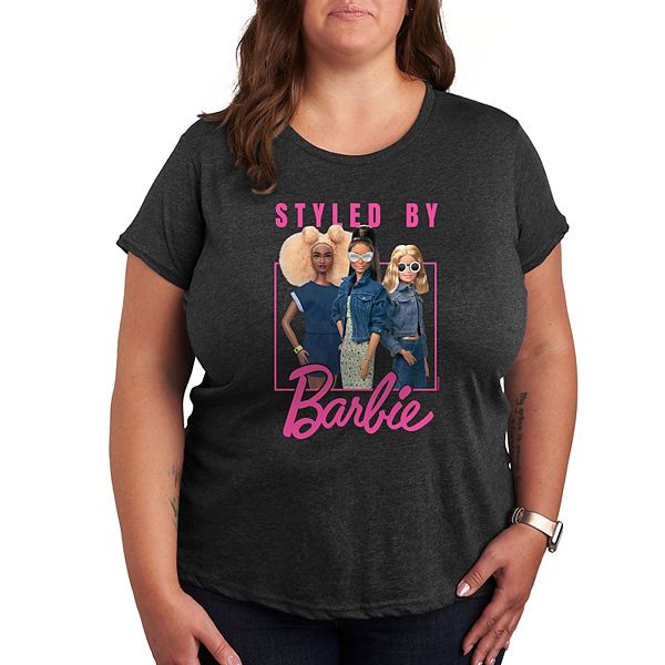 Plus Barbie® Styled By Barbie Graphic Tee Barbie