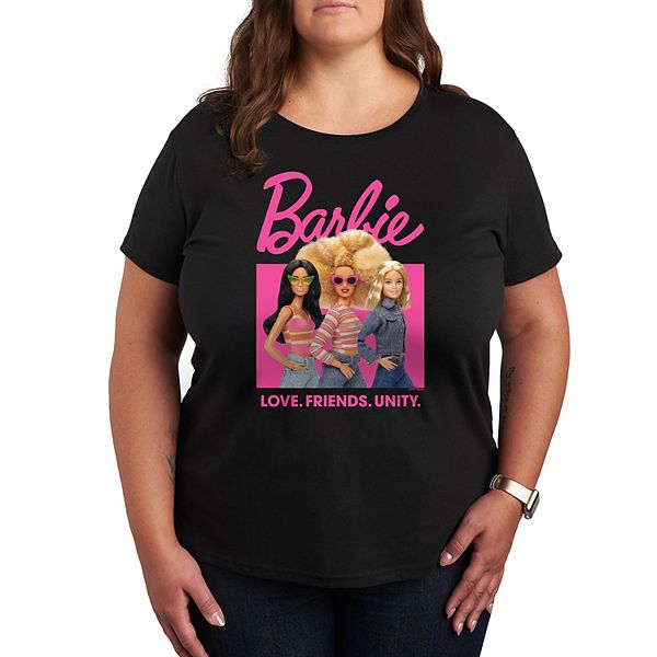 Plus Barbie® Love Friends Unity Graphic Tee Barbie