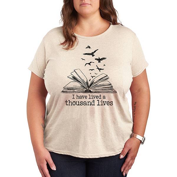 Plus I Have Lived A Thousand Lives Graphic Tee Licensed Character