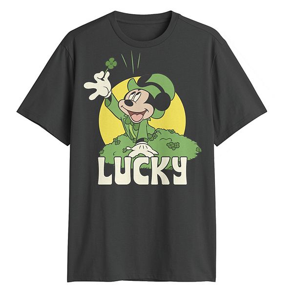 Disney's Mickey Mouse Lucky Men's Graphic Tee Disney