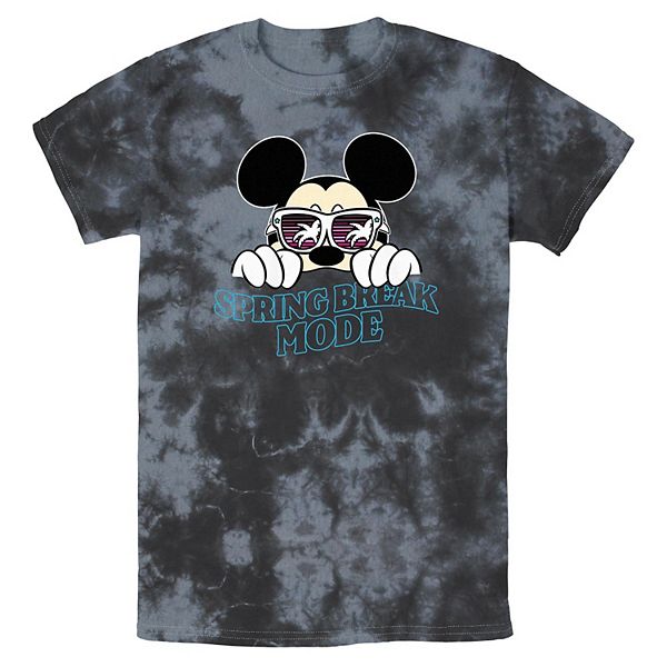 Disney's Mickey Mouse Spring Break Mode Bombard Wash Men's Graphic Tee Disney