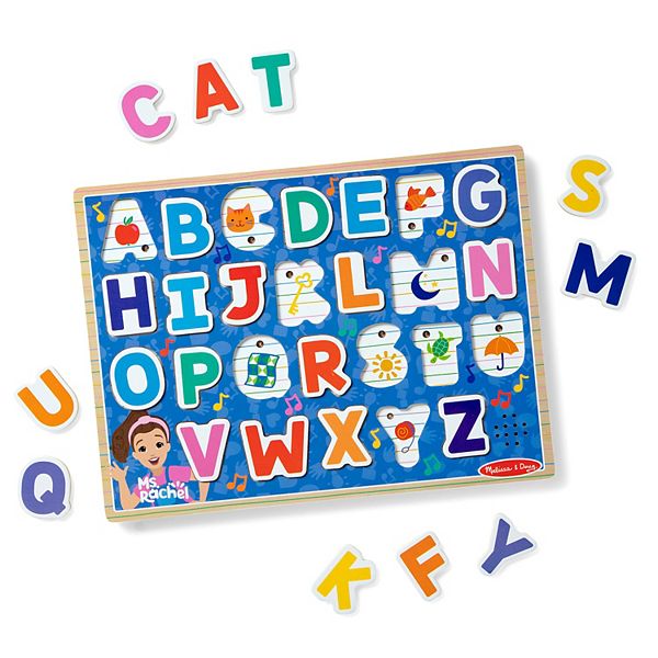 Melissa & Doug Ms. Rachel™ Wooden Phonics Alphabet Sound Puzzle Melissa & Doug