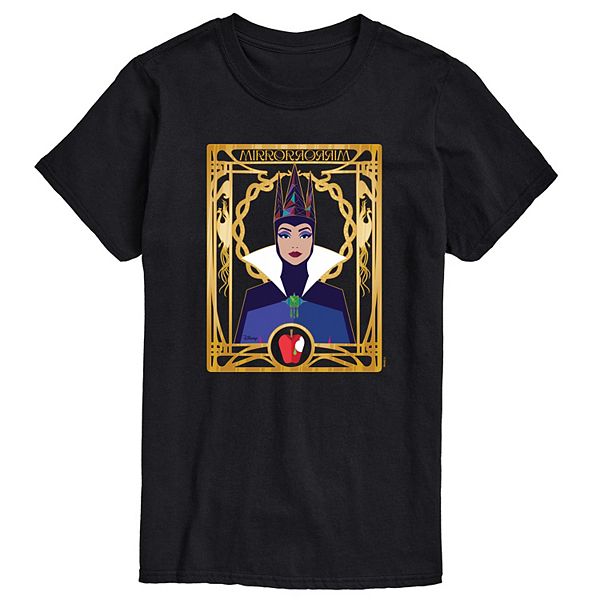 Disney's Snow White Evil Queen Men's Mirror Mirror Evil Graphic Tee Disney