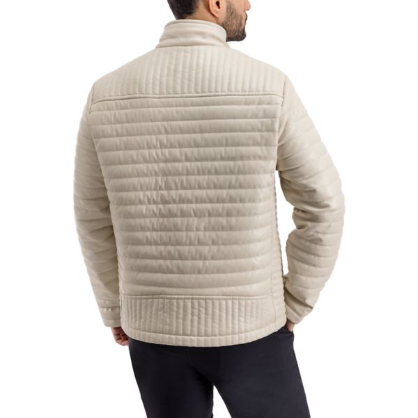 Men's Xray Faux Leather Quilted Jacket Xray