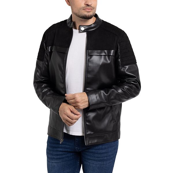 Men's Xray Shiny Faux Leather Jacket Xray