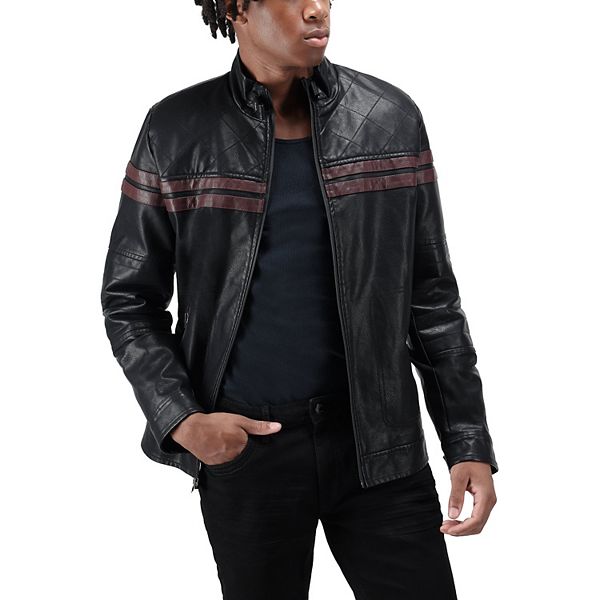 Men's Xray Grainy Faux Leather Jacket Xray