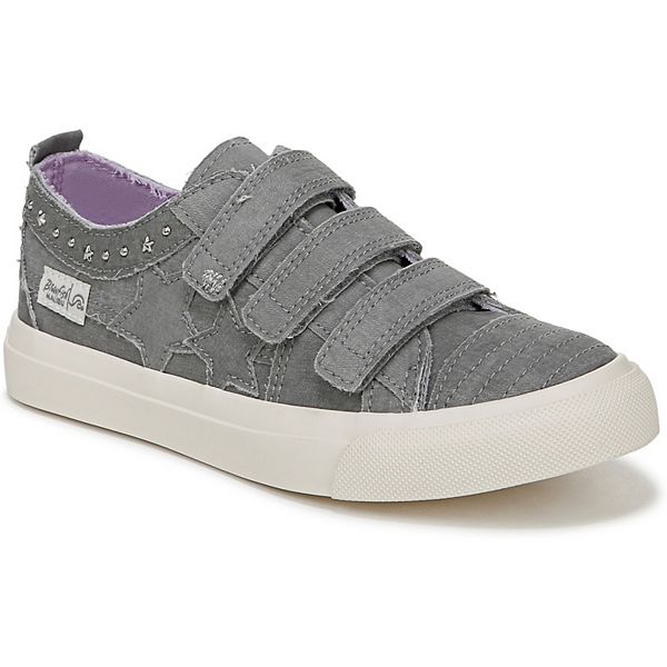 Blowfish Malibu Party-K Derby Grey Canvas Kids' Shoes Blowfish Malibu