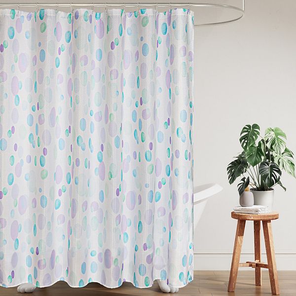 Awesome Home Painter Dots Textured Shower Curtain Awesome Home