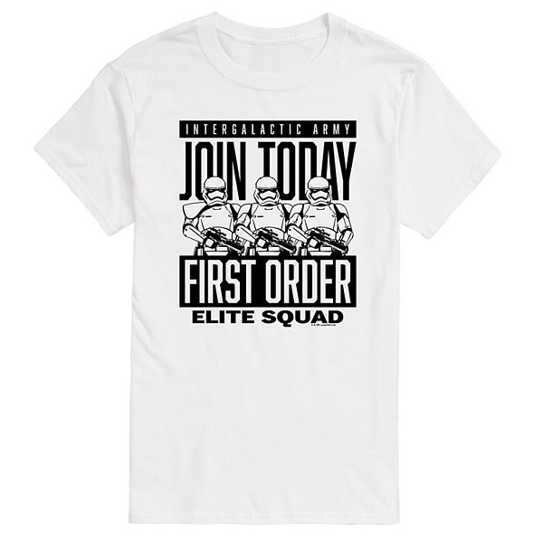 Big & Tall Star Wars Join Today First Order Graphic Tee Star Wars