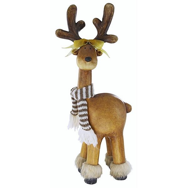 Santa's Second Team Holiday Reindeer Statue: Zoey Design Toscano