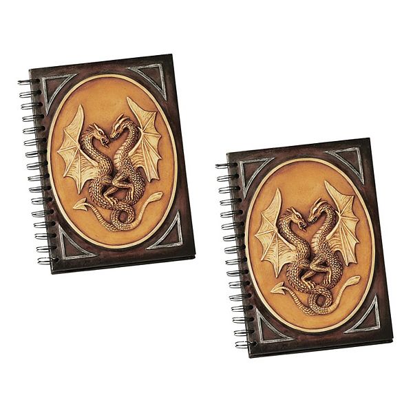 The Dragon Sentinels' Book of Secrets: Set of Two Design Toscano