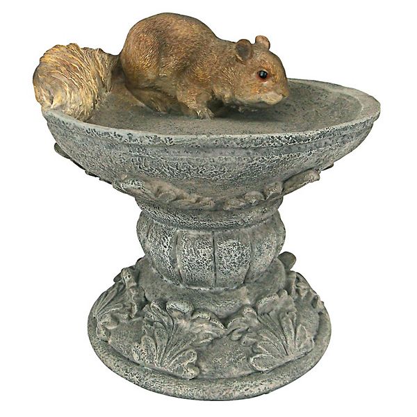 Hunter, the Woodland Squirrel Statue Design Toscano