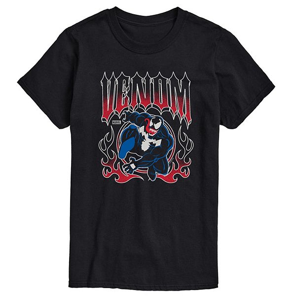 Men's Marvel Venom Metal Band Graphic Tee Marvel