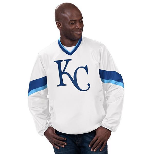 Men's Starter White Kansas City Royals Varsity Jacket Starter