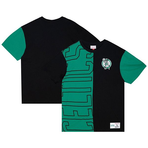 Men's Mitchell & Ness  Kelly Green/Black Boston Celtics Play By Play 2.0 T-Shirt Mitchell & Ness