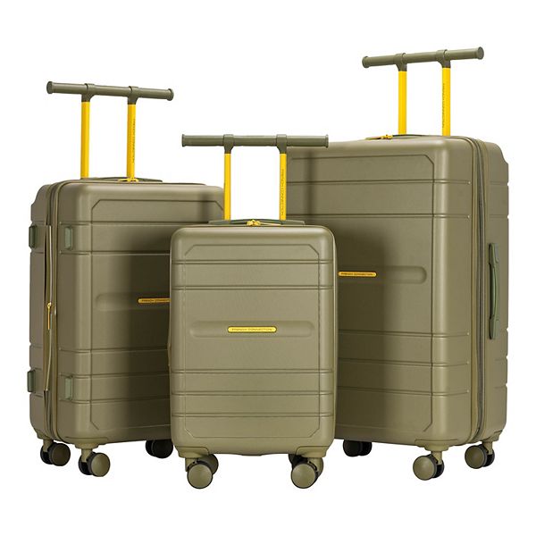 French Connection Saint Martin 3-Piece Hardside Wing-On Spinner Luggage Set French Connection