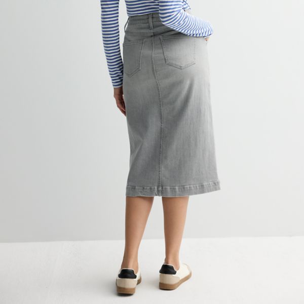 Women's Sonoma Goods For Life® Yoke Denim Skirt Sonoma