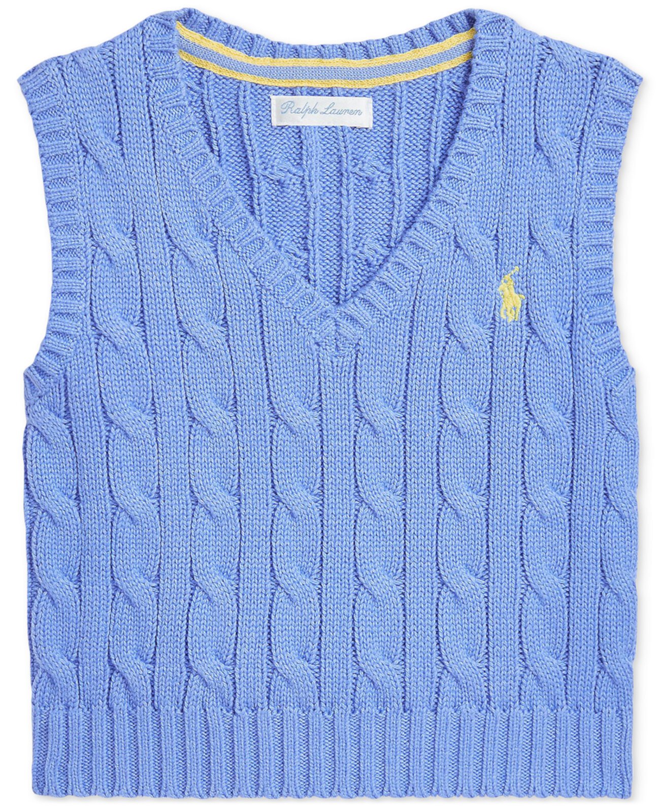 Baby Cotton Sweater Vest Polo Ralph Lauren