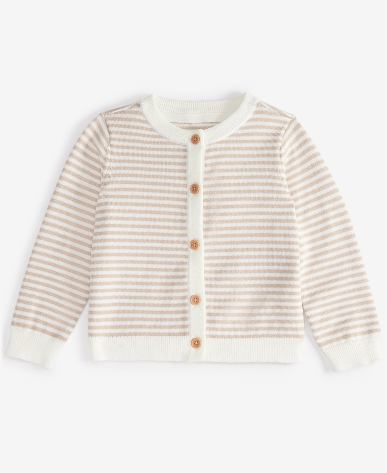 Baby Striped Cotton Cardigan, Exclusively at Macy's First Impressions