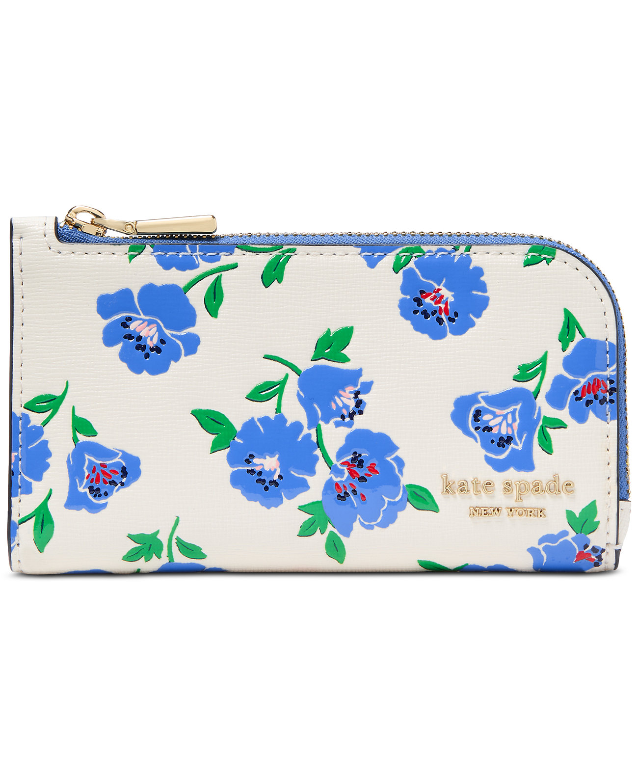 Devin Springtime Blooms Leather Small Bifold Wallet Kate Spade New York