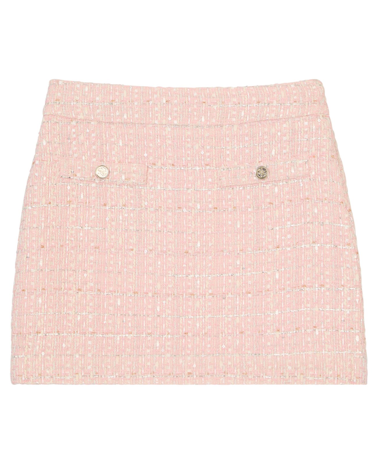 Big Girls Lurex Tweed Skirt Guess