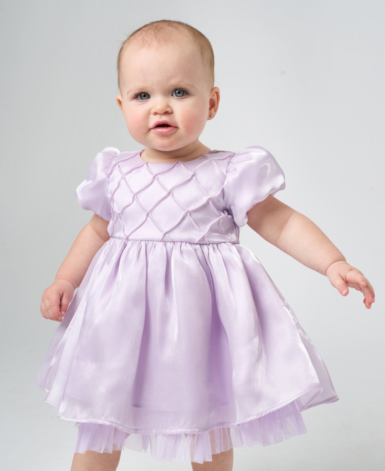 Baby Girl Shimmer Organza Social Dress Rare Editions