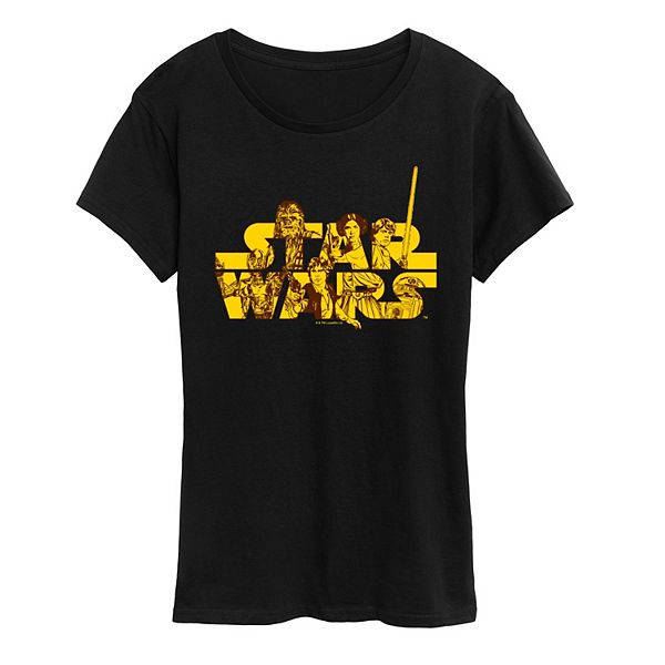 Women's Star Wars Group Logo Graphic Tee Star Wars