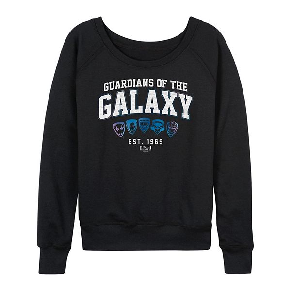 Women's Marvel Guardians of the Galaxy Collegiate French Terry Long Sleeve Tee Marvel