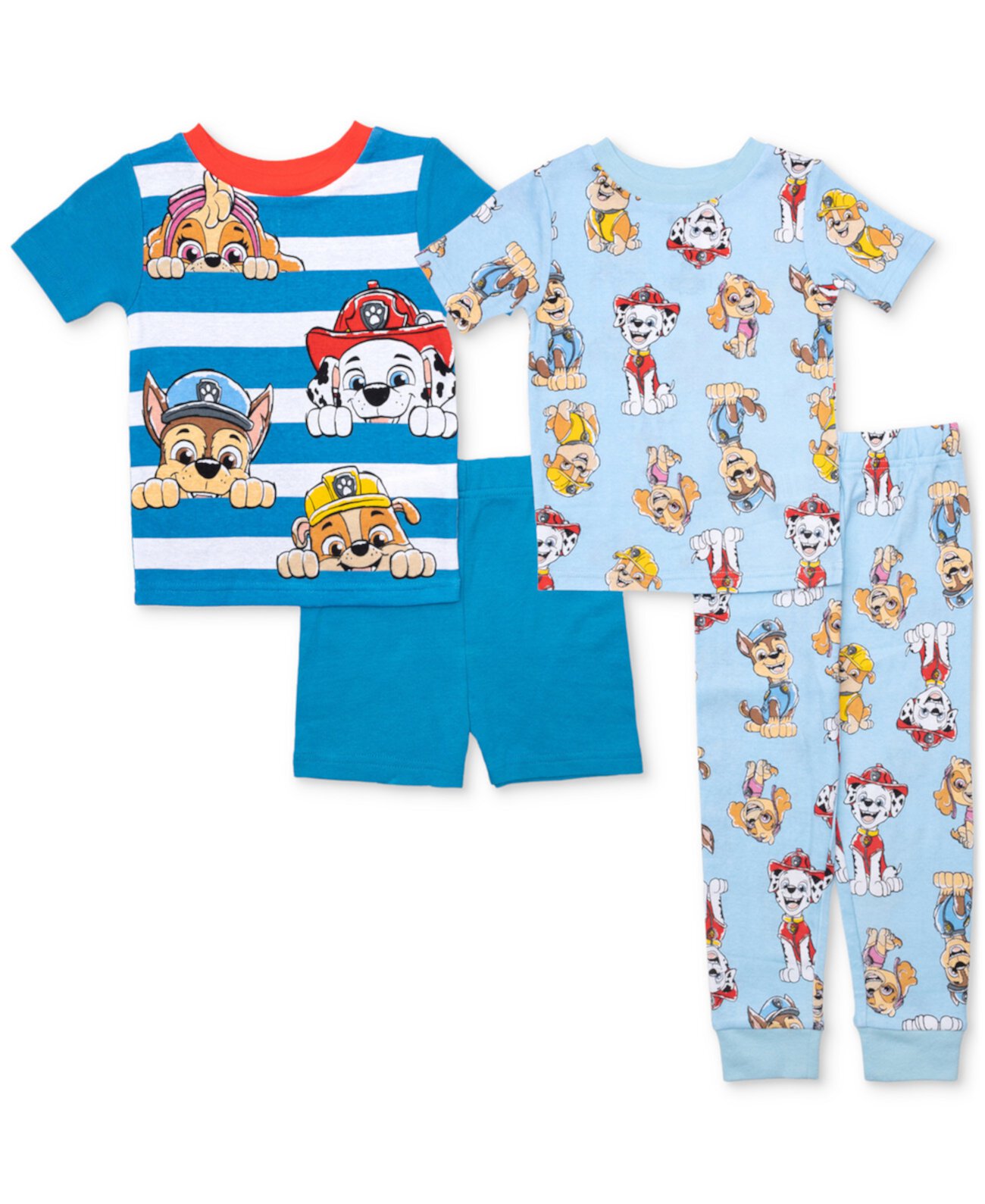 Toddler Boys 4-Pc. Short-Sleeve Pajama Set Paw Patrol