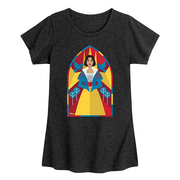 Disney's Snow White Girls 7-16 Stained Glass Tee Licensed Character