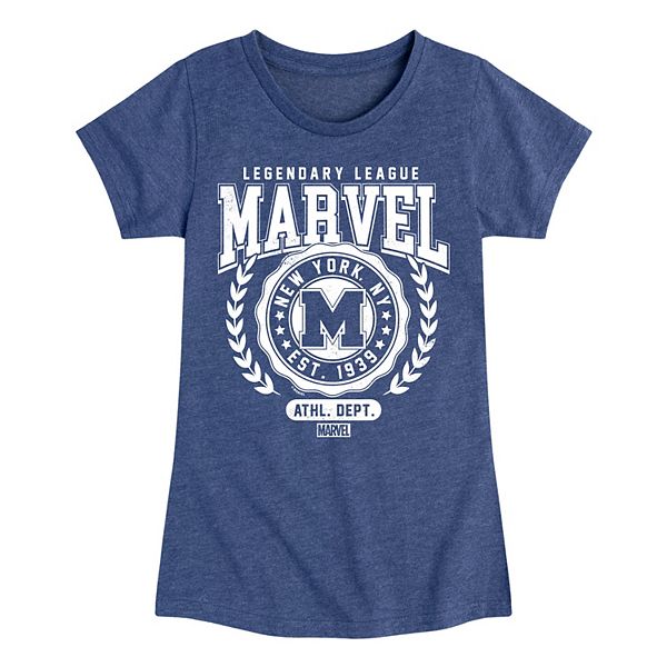 Girls 7-16 Marvel Legendary League Collegiate Tee Marvel