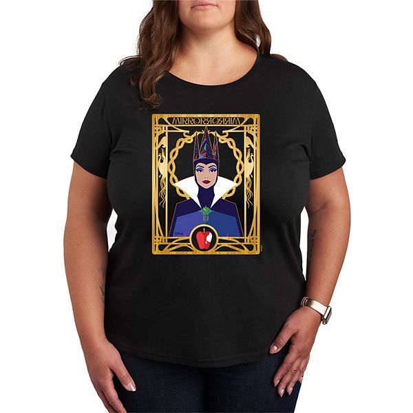 Disney's Snow White Evil Queen Plus Size Mirror Mirror Graphic Tee Disney