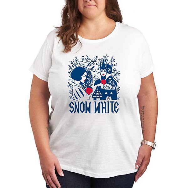 Disney's Snow White Evil Queen Plus Size Apple Graphic Tee Disney