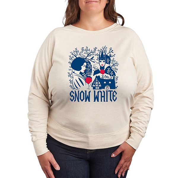 Disney's Snow White Evil Queen Plus Size Apple French Terry Long Sleeve Tee Disney