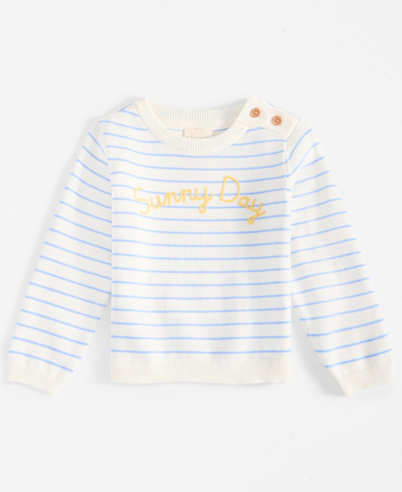 Baby Sunny Day Striped Cotton Sweater, Exclusively at Macy's First Impressions