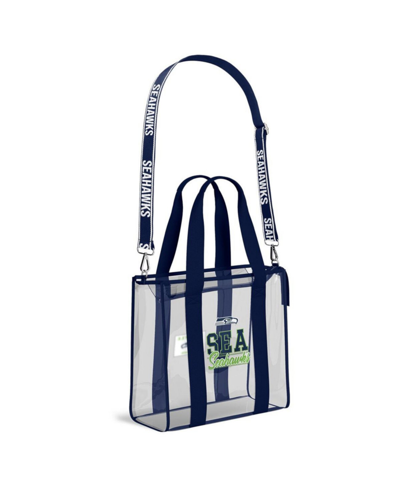 Seattle Seahawks Stadium Tote Bag with Team Color Trim WEAR by Erin Andrews