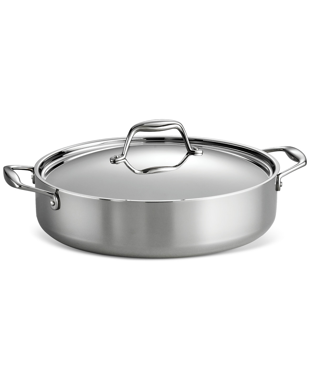 Tri-Ply Clad Stainless Steel 6-Qt. Covered Braiser Tramontina