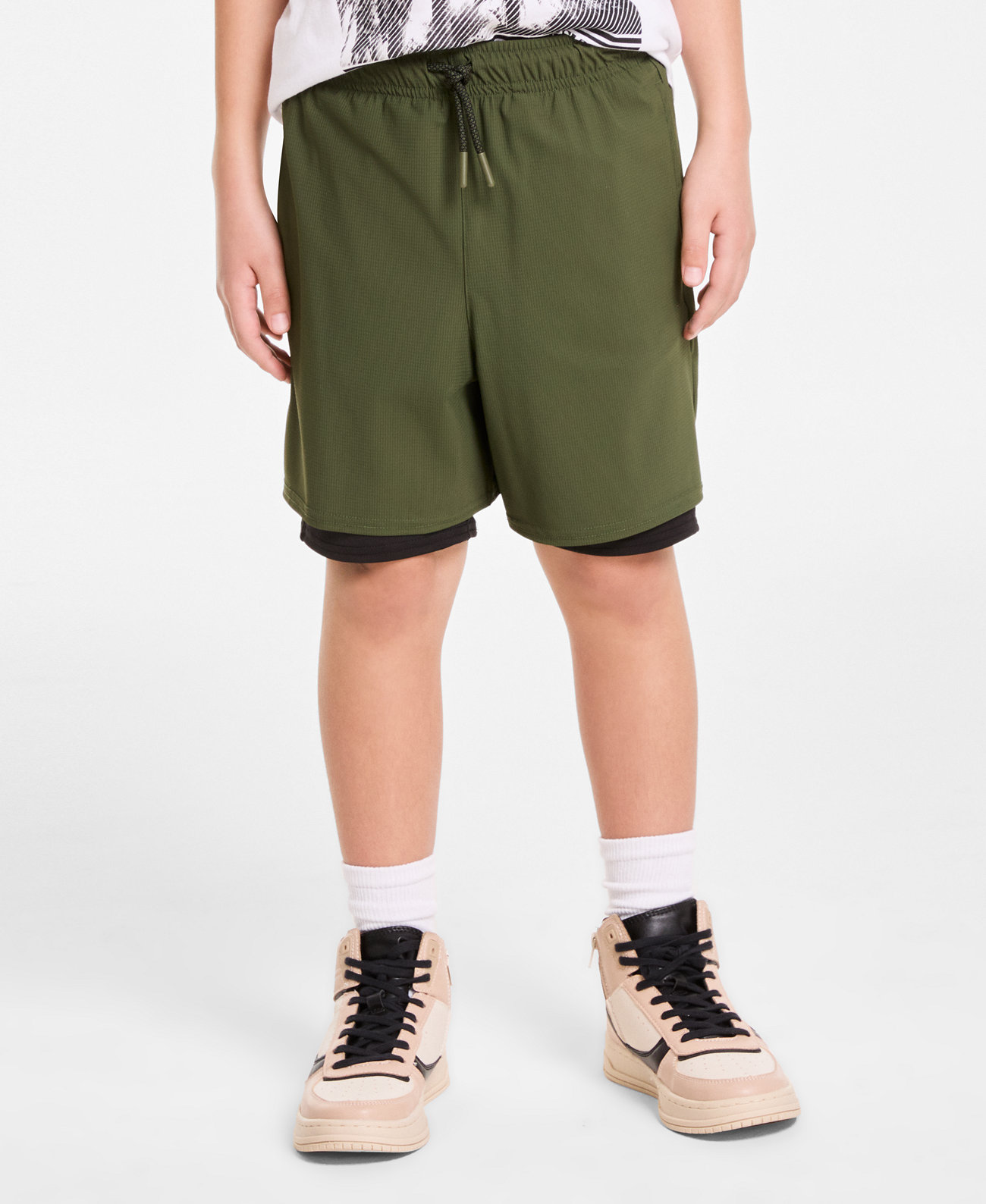 Epic Threads Little & Big Boys Layered-Look Shorts, Exclusively at Macy's Macy's