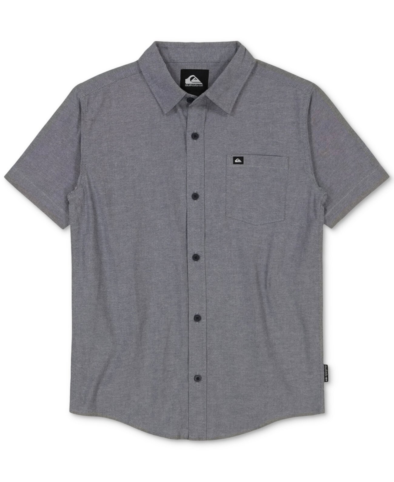 Big Boys Oxford Classic Short-Sleeve Woven Cotton Shirt Quiksilver