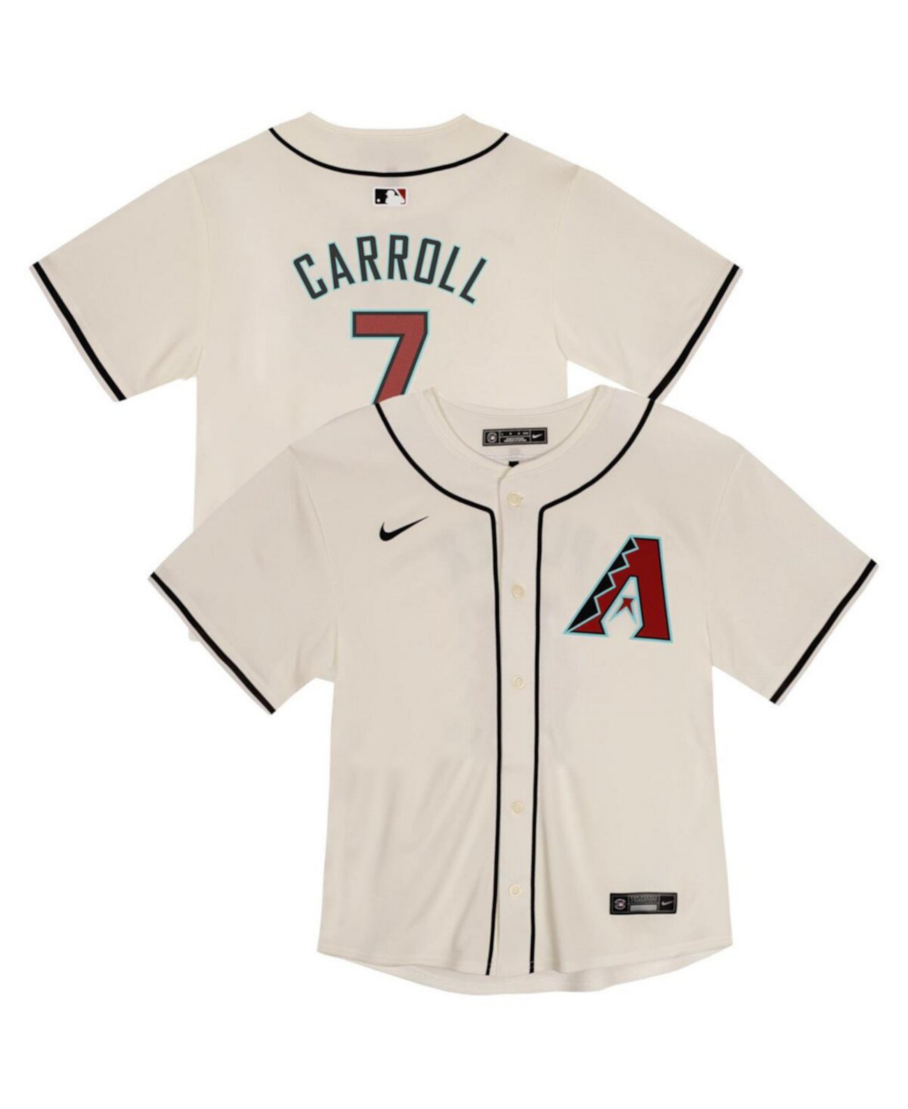 Toddler Corbin Carroll White Arizona Diamondbacks Home Game Jersey Nike