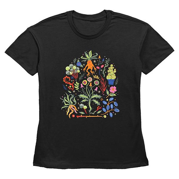 Women's Harry Potter Herbology Mandrake Graphic Tee Harry Potter