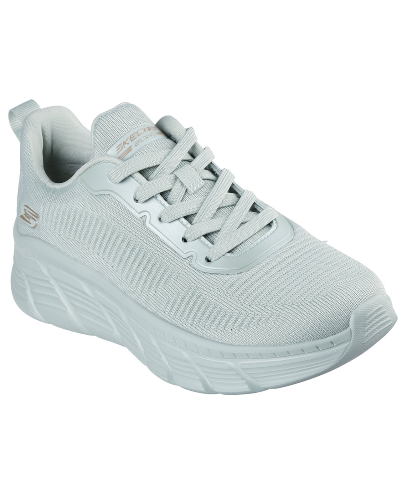 Женские кроссовки Skechers BOBS Sport B Flex Hi на танкетке с платформой и амортизирующей стелькой Skechers