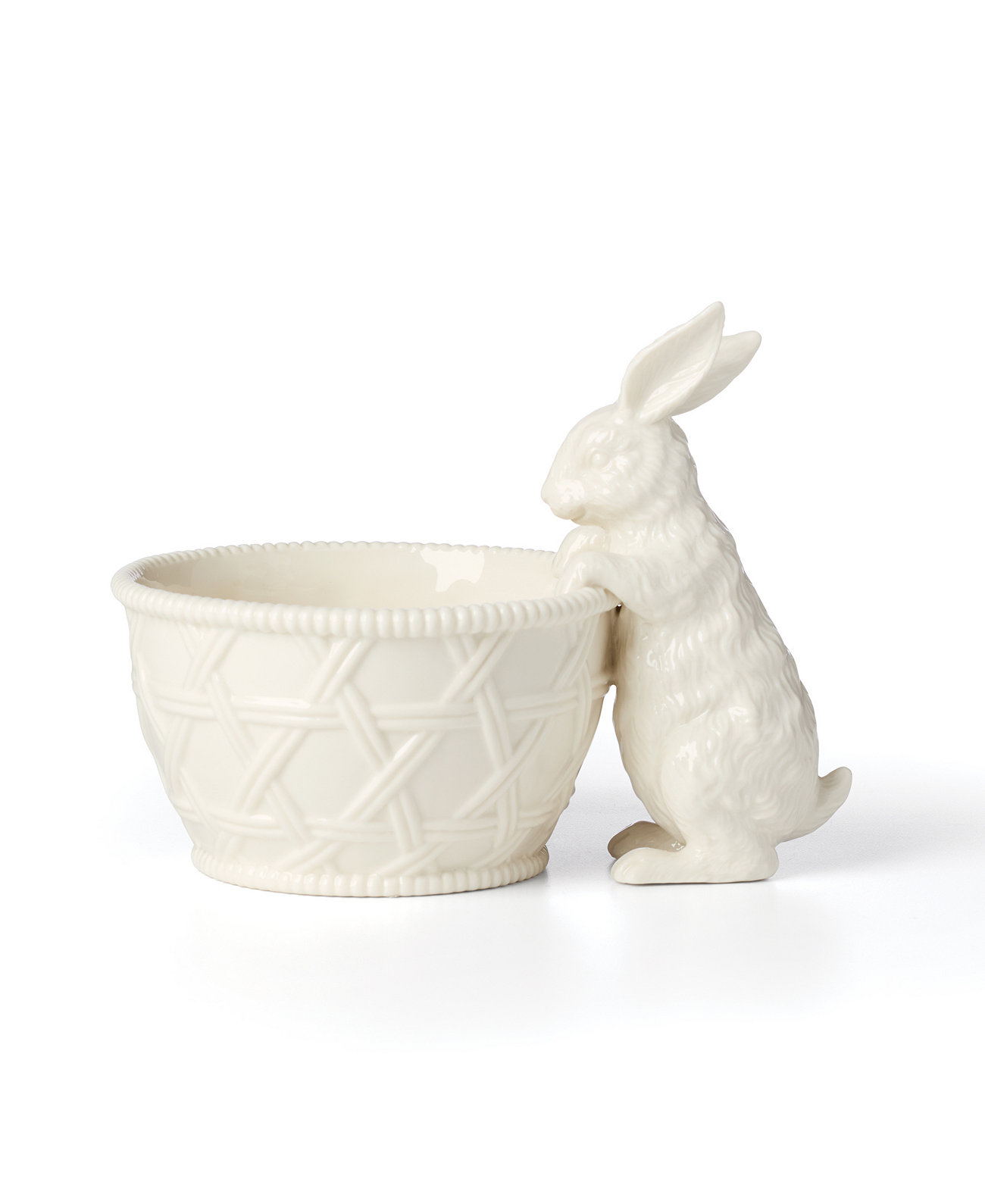 Wicker Creek Bunny Candy Dish Lenox