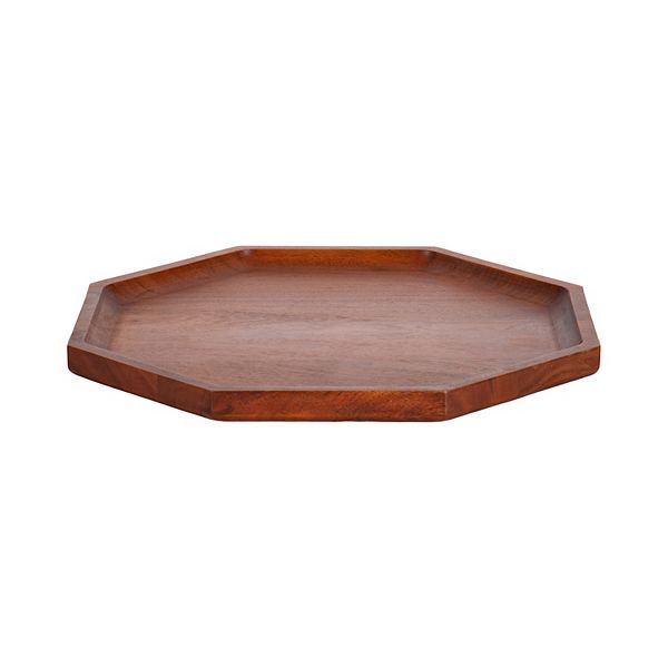 Thorpe Octagon Serving Tray 16x16 Kate and Laurel Home