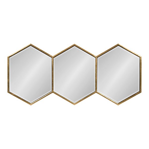 Royce Horizontal Hexagon Mirror Kate and Laurel Home