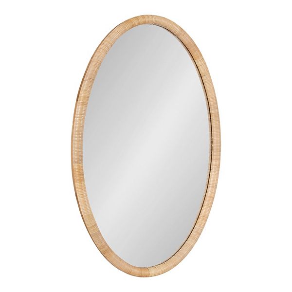 Rahfy Oval Framed Wall Mirror Kate and Laurel Home