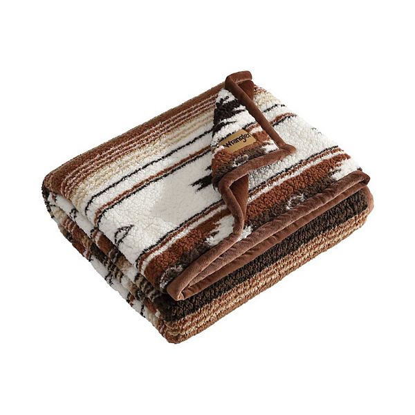 Wrangler Coyote Sands Print Throw Blanket Wrangler